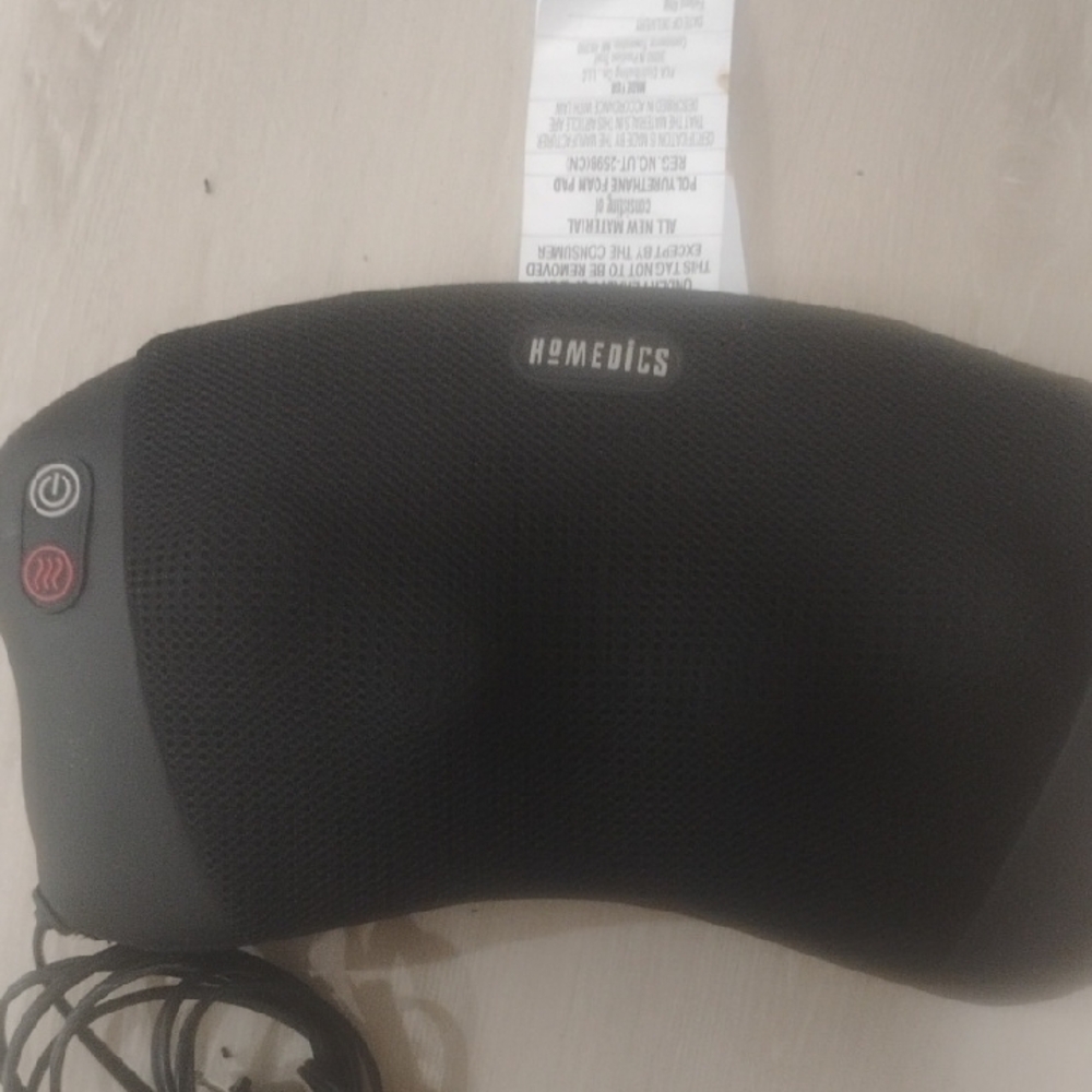 Homedics Black Massage Cushion
